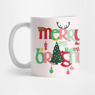 Merry and Bright Christmas Mug